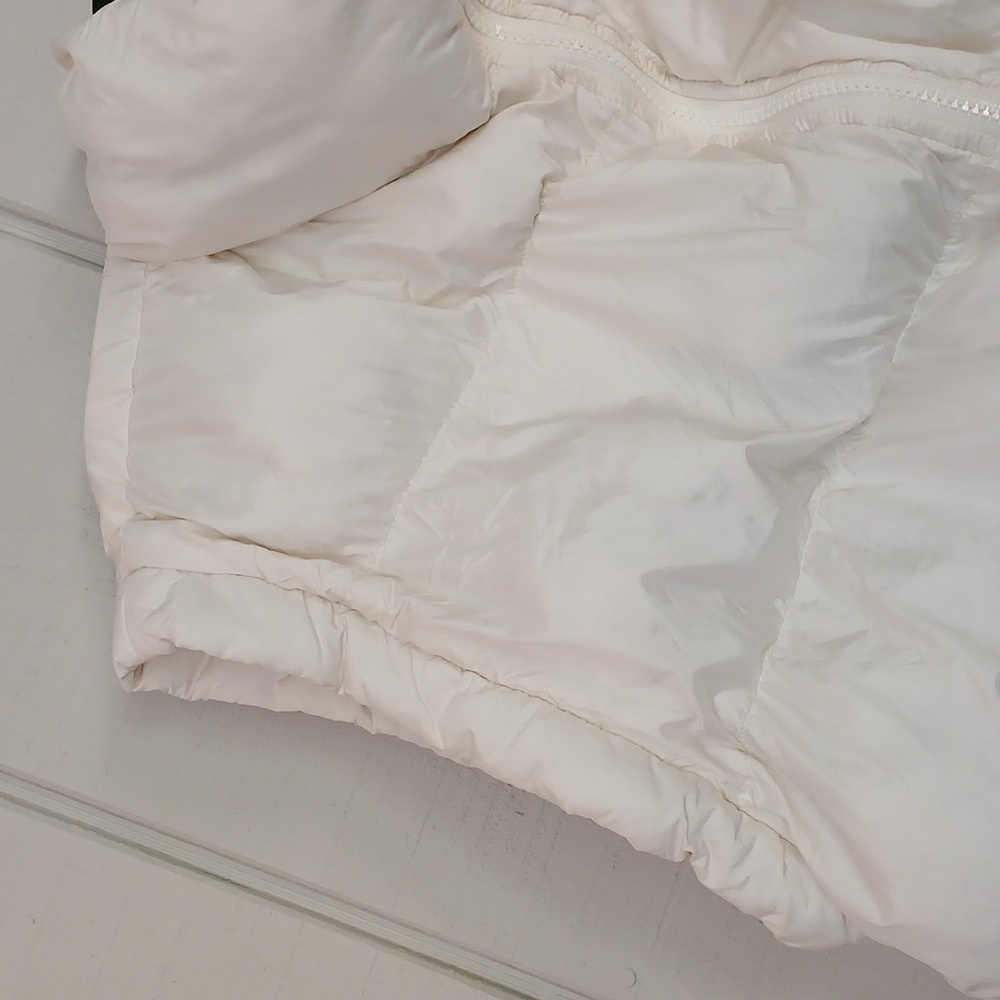 Prettygarden Solid Cream Puffer Vest Oversized Si… - image 6